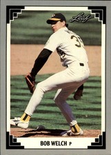 1991 Leaf #64 Bob Welch - BB