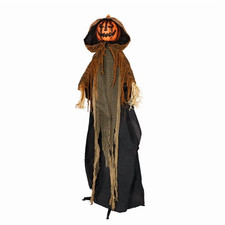 Halloween Animated Decorations - 5.8FT Sound-Activated Animatronic Pumpkin Ghost