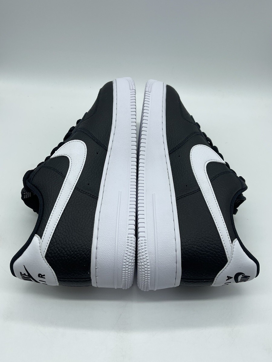 Nike Air Force 1 '07 Leather Shoes Black White CT2302-002 Nike Air Force 1 '07 Leather Shoes Black White CT2302-002
