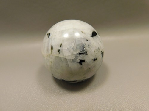 Moonstone Sphere 1.75 inch Polished Rock Rainbow Gemstone India #O9 - Picture 9 of 10