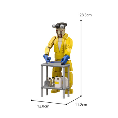 ZITIANYOUBUILD High School Chemistry Teacher and LAB from TV Show 577 Piece