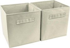 Foldable Storage Cube Basket Bin 2 Pack 