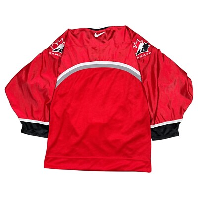 Vintage 90s Nike Team Canada Player Issue 1998 Olympics Nagano