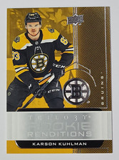 2019 - 2020 KARSON KUHLMAN UPPER DECK TRILOGY ROOKIE RENDITIONS RR-21 NHL HOCKEY