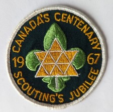 Vintage 1967 Boy Scout Canada Confederation Patch Badge