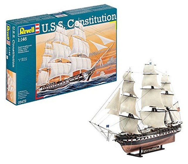 Ship Model Kit Revell 05472 USS Constitution 1 146 for sale online eBay