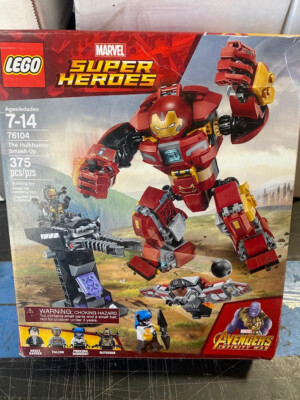 LEGO-MARVEL SUPER HEROES -76104-THE HULKBUSTER SMASH-UP Open/damaged box NEW