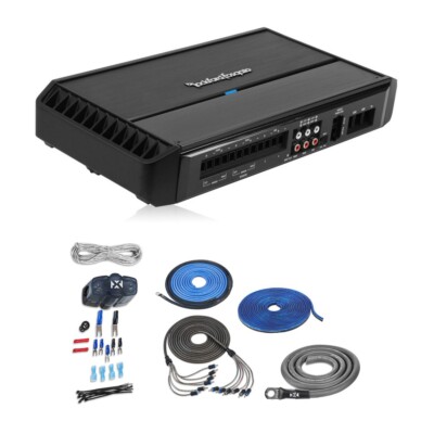 Rockford Fosgate P1000X5 | 1000W 5-Channel Amplifier with Amp Kit