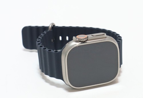Apple Watch Ultra Titanium Case 49mm (GPS + Cellular) MQET3LL/A - Midnight Ocean - Afbeelding 5 van 12