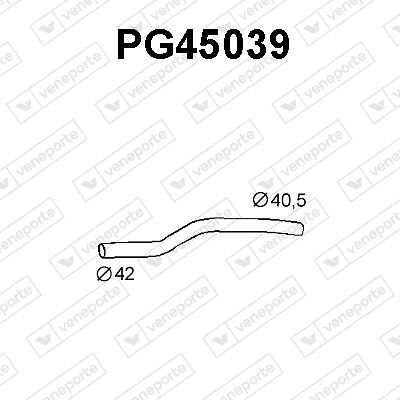 Tuyau d'échappement Peugeot 505 1.8 et 504 cabriolet, finition acier robuste antirouille