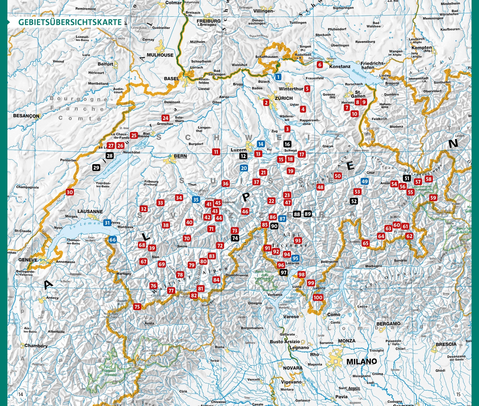 Thumbnail - Wanderparadies Schweiz Wanderführer - Wolfgang Heitzmann -