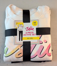 Justice 2 piece active set M girls' NWT multicolor