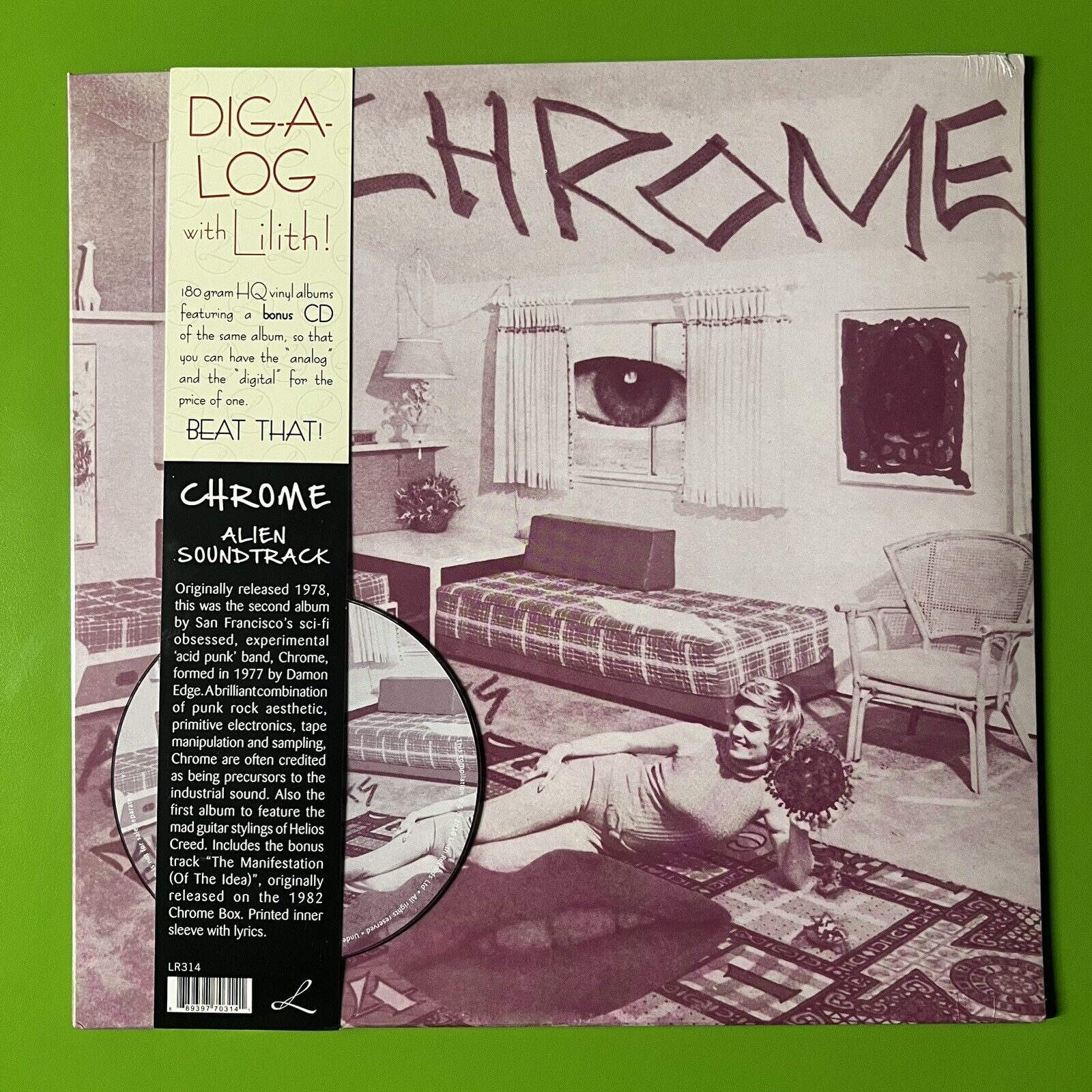 Chrome - Alien Soundtracks LP + CD Punk Vinyl SEALED Import Helios Creed 12” New