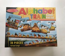 melissa and doug alphabet train puzzle