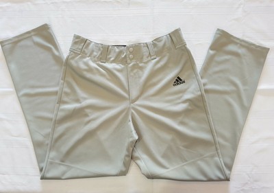 Adidas Men's Triple Stripe Open Bottom Gray Baseball Pants. Size M | eBay