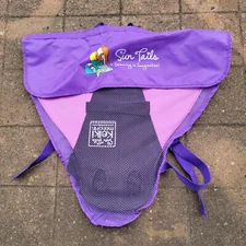 Sun Tails Keiki Monofin Youth Pink Swimming Fin With Carry Bag