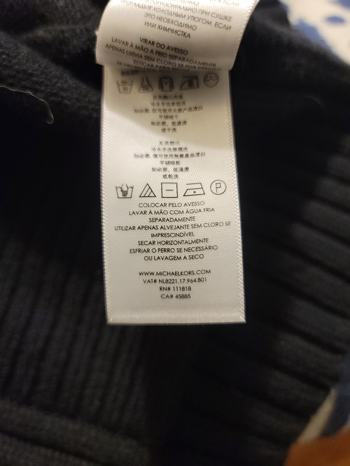 Michael Kors Black Wool Blend Toggle Cardigan Swe… - image 6