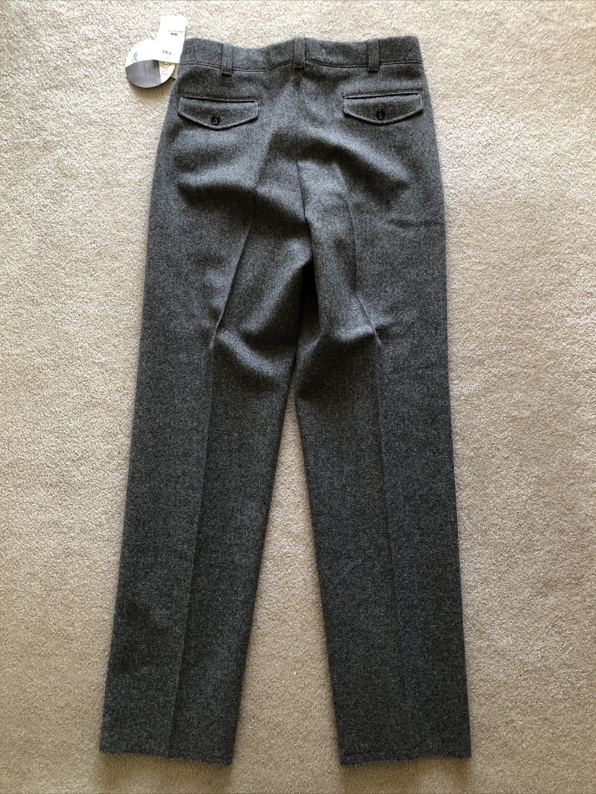 Dead Stock VTG 90 WOOLRICH Malone Wool 2000 gray tweed heavy hunting