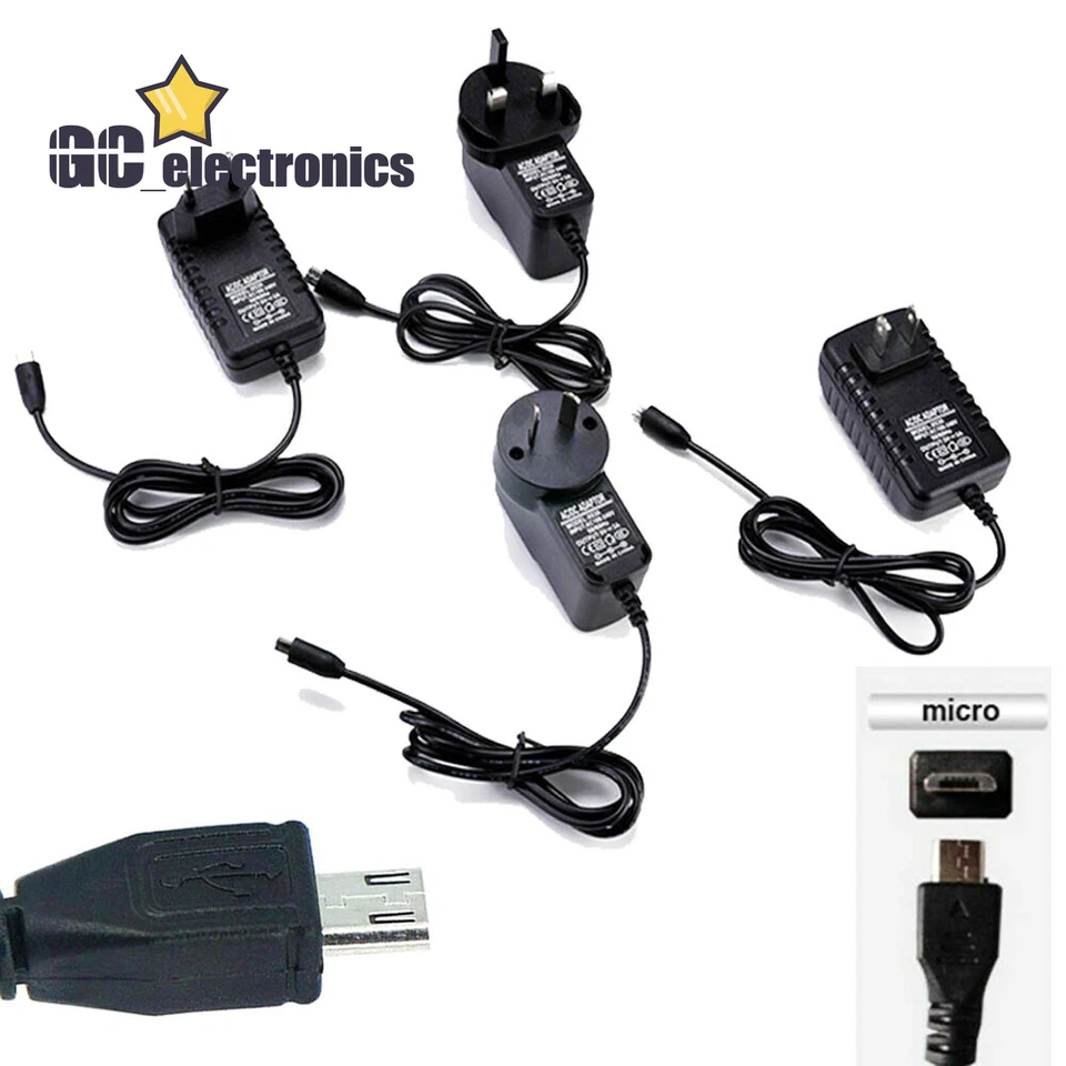 5V 3A Micro USB AC Adapter DC Wall Power Supply Charger Plug for Raspberry Pi - Image 4 of 4