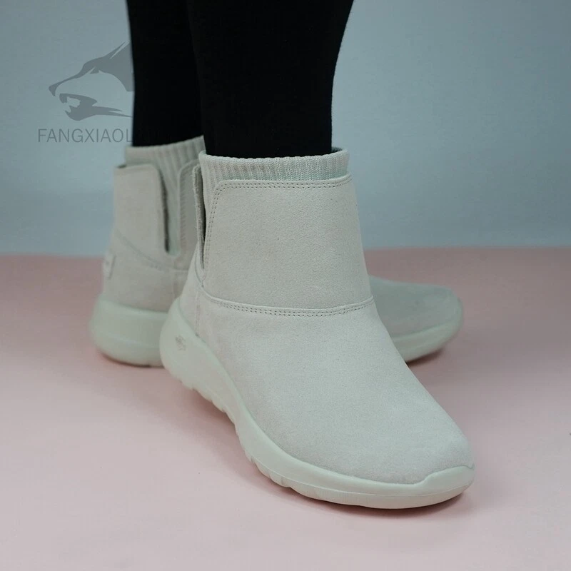 Sketchers Suede New Ladies On The Go Joy Winter Boots Ankle Shoes RRP 67 Sizes