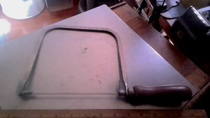 Craftsman wood handle Coping Saw vintage old tool # 93541