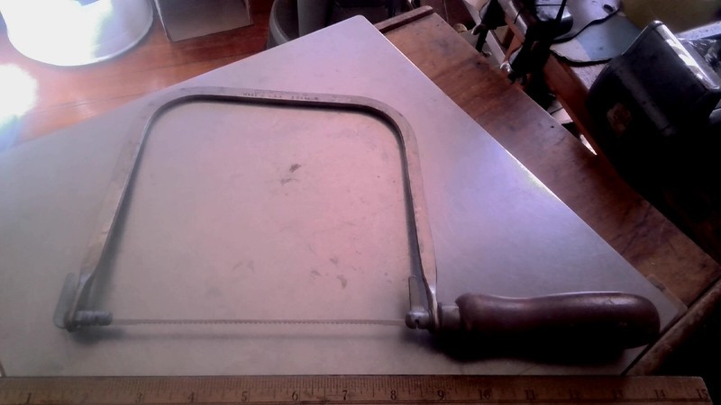 Craftsman wood handle Coping Saw vintage old tool # 93541