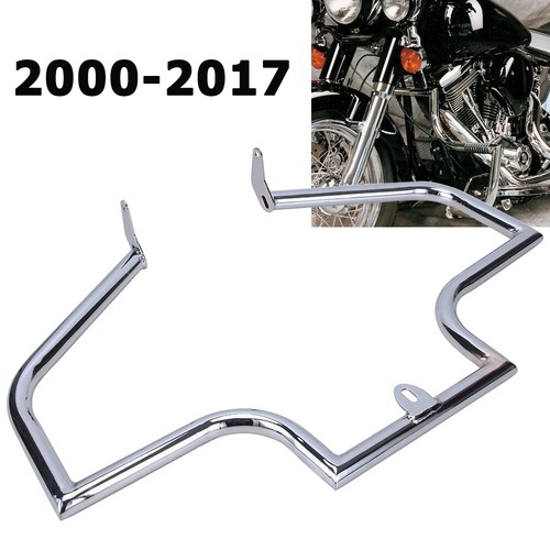 For 2000-2015 2016 2017 Heritage Softail FLST Highway Engine Guard Crash Bar - Foto 10 di 10
