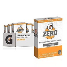 GATORADE G ZERO POWDER, Orange SUGAR FREE Pac...
