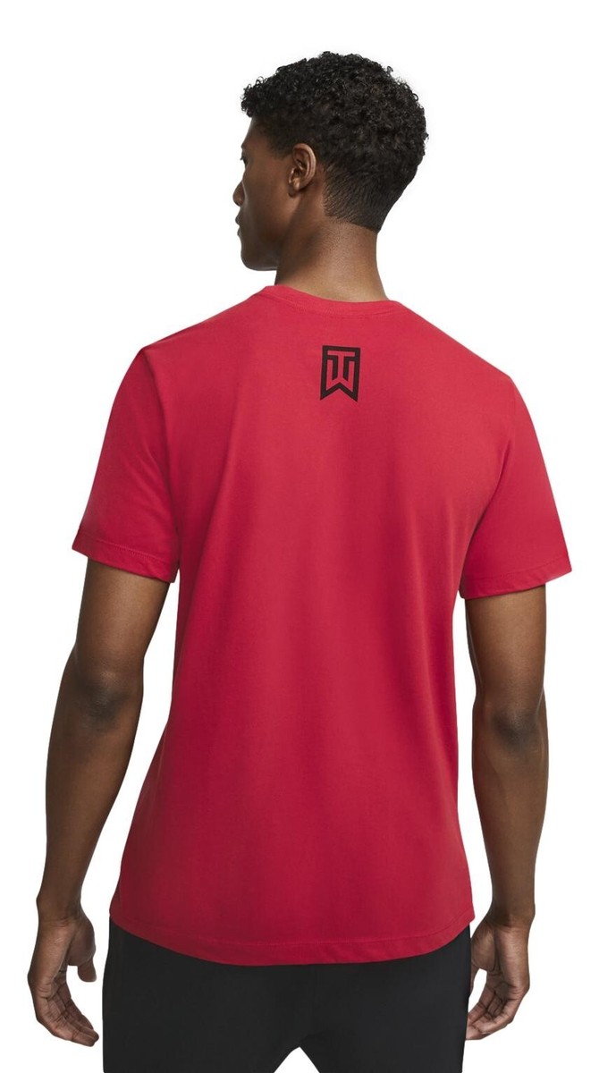 Size 2XL Nike Men's Tiger Woods Sunday Red Short Sleeve Golf T
