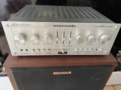 Marantz 1152DC Stereo Amplifier 76/96 W/CH 1978 6 Mon