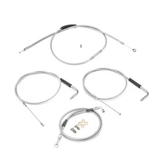 16”-18" Bar Brake Clutch Throttle Cable For Harley Sportster 1200 883 XL Non-ABS