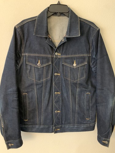 Curwen Denim Navy Dark Wash Jean Jacket 