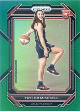 2023 Panini Prizm WNBA TAYLOR MIKESELL RC ROOKIE #145 GREEN PRIZM DREAM