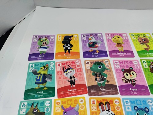 Nintendo Animal Crossing Amiibo Series 1 Lot Of 33 Cards Pre Owned, Used - Picture 5 of 10