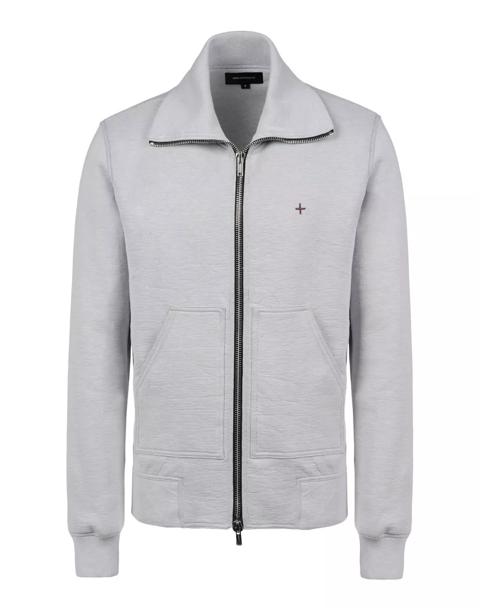 🆕️ Authentic KRIS VAN ASSCHE Cotton Blend ZIP UP JACKET Sweater