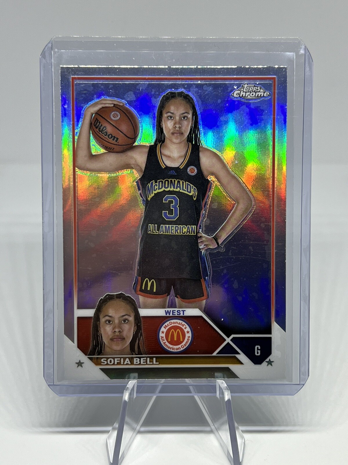 2023 Topps Chrome McDonald's All American Sofia Bell Refractor