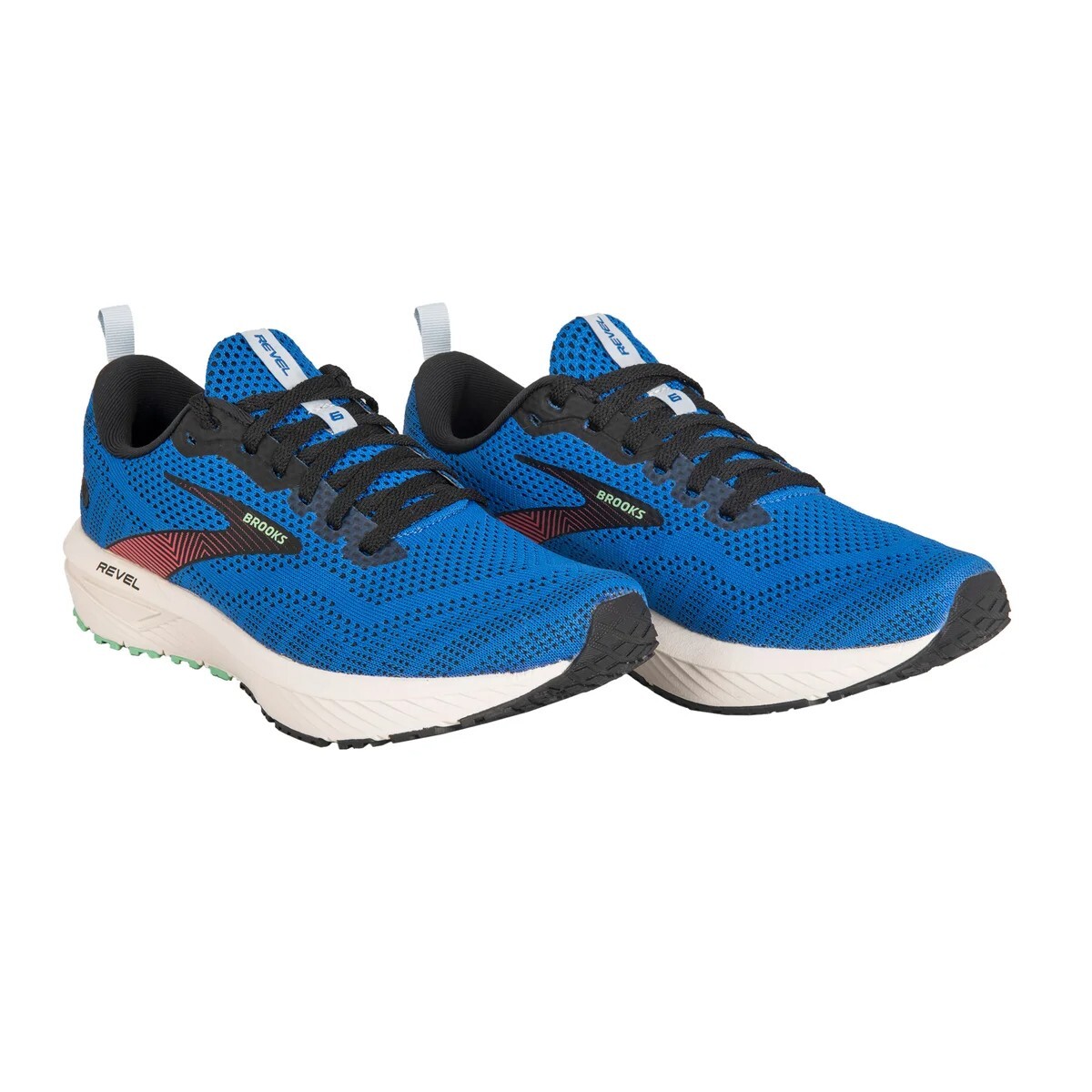 New Brooks &ldquo;Revel 6&rdquo; Men Running Shoe (Blackened Pearl/W