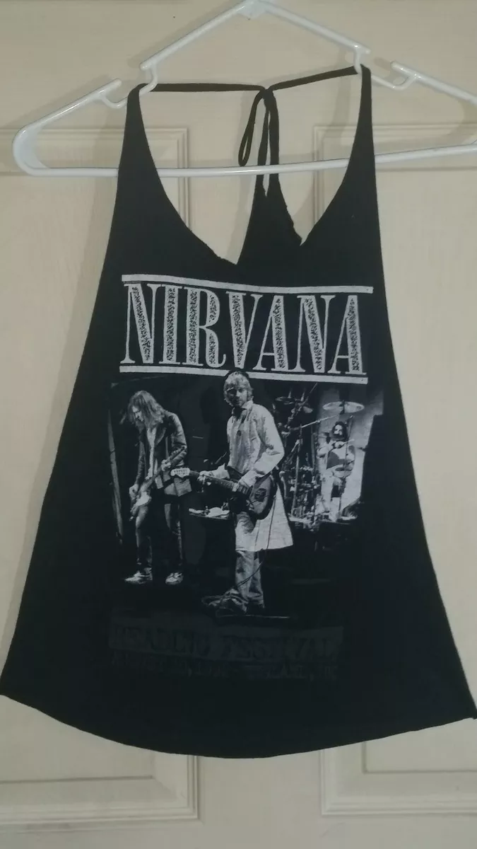 Nirvana Reading Festival England concert t shirt 1992 Woman Size S