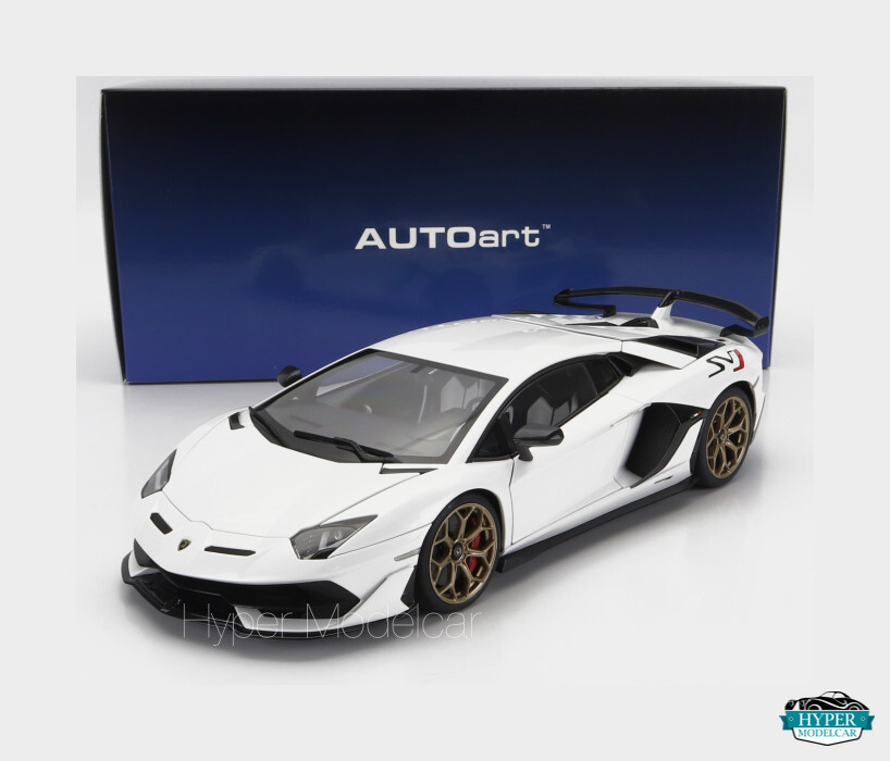 Autoart 1/18 Lamborghini Aventador Svj 2018 Pearl White Art Autoart 1/18 Lamborghini Aventador Svj 2018 Pearl White Art