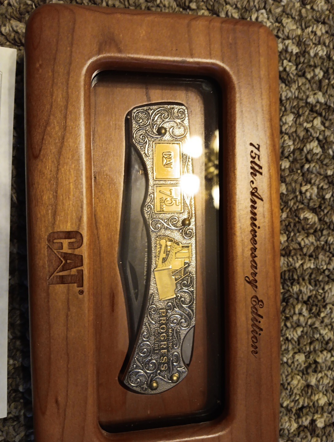 Caterpillar 75th Anniversary Knife eBay