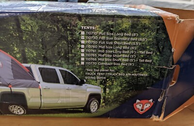 Rightline Gear 110730 Truck Tent Bed Full size standard bed