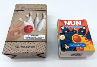 2 Mini Desktop Bowling Sets: Nuns It's Sinfully Fun! by Jennifer Leczkowski Game