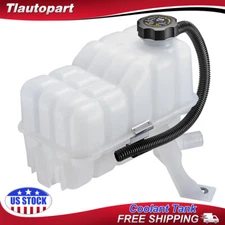 Radiator Coolant Overflow Tank W/ Cap For Chevy Silverado 99-06 GMC Sierra H2