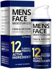 Face Cream for Men 6 in 1 Anti Aging Cream Fights Eye Bags Dark Spots 1.7 Oz