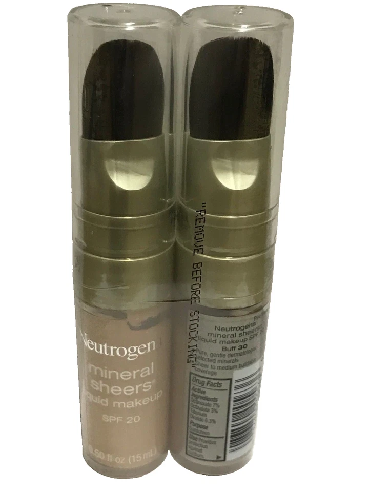 Neutrogena Mineral Sheers Liquid Makeup SPF 20, Buff # 30 (Pack of 2) - Image 2 of 2