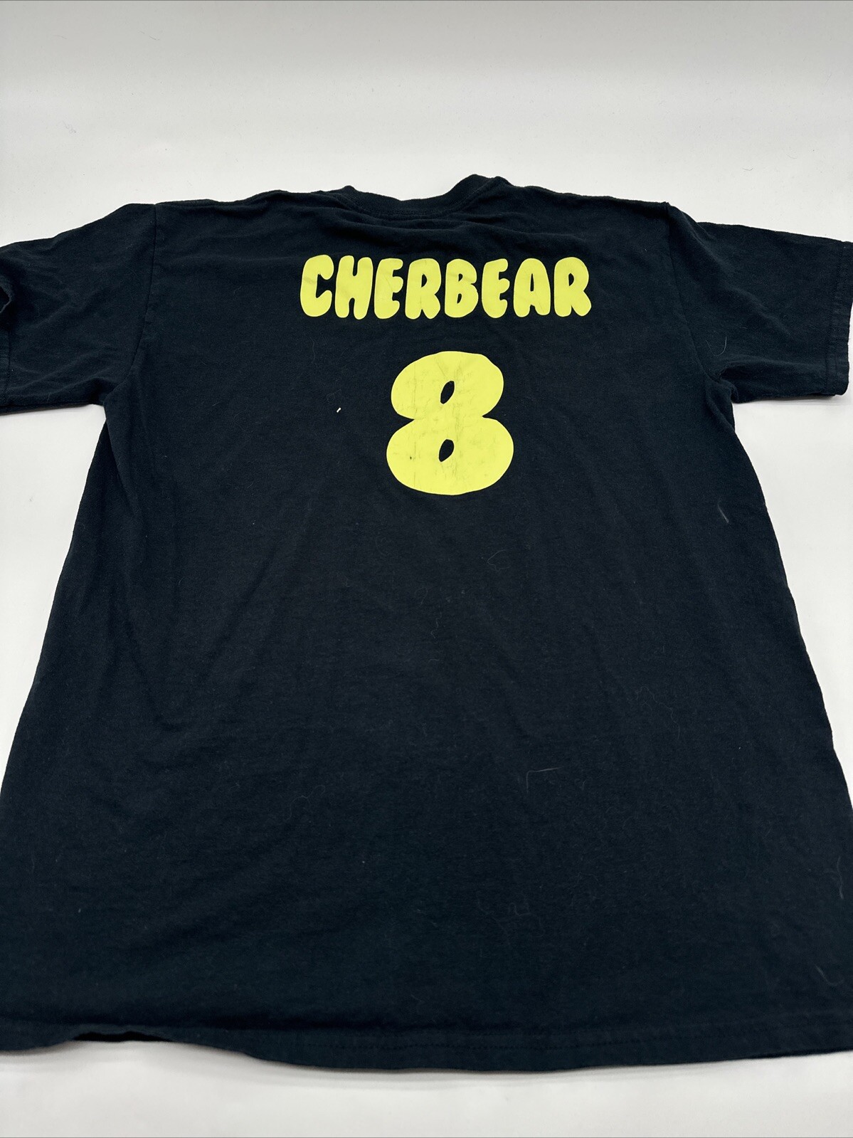 Gildan T-Shirt Women Medium Spell Out Glo Gang ..#18557