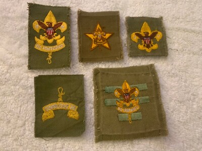 Lot Of ''5'' Vintage Boy Scout Of America BSA Patches Patch (A7)
