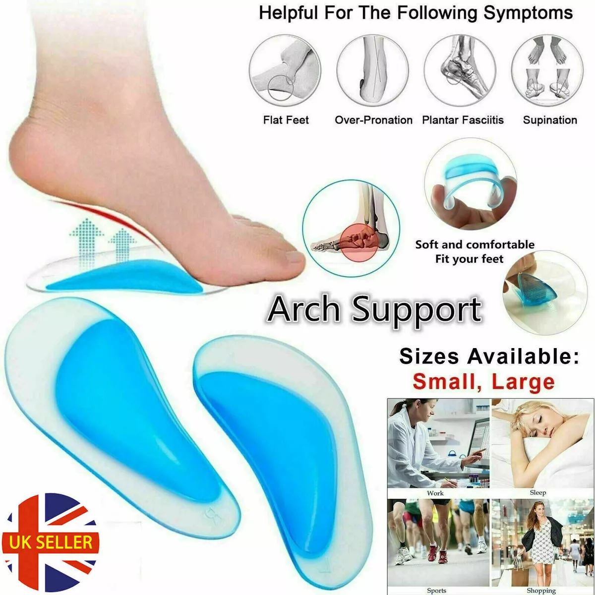 Gel arch sleeve sale