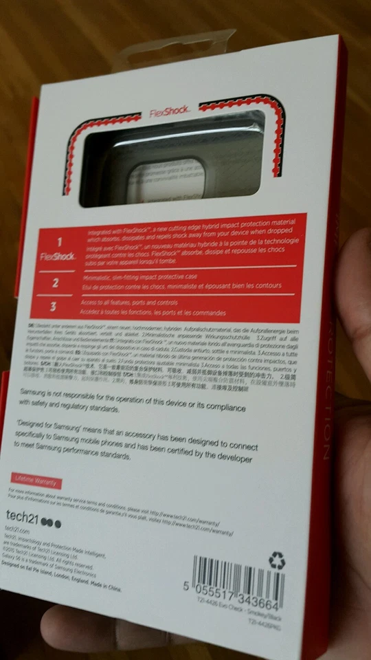 Tech21 - Funda Evo Check para celulares Samsung Galaxy S 6 - negro ahumado Foto 2 de 2