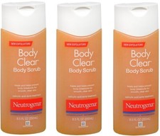 Neutrogena Body Clear Body Scrub 8.5oz 3 Pack